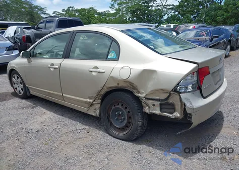 2007 Honda Civic Lx z USA, uszkodzony, nr VIN 1HGFA16527L036279